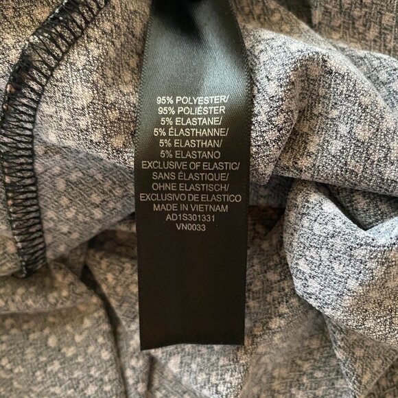 Adrianna Papell women's size XL black and brown stretchy short sleeve top - Picture 8 of 9